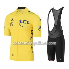 Tenue Maillot Jaune + Cuissard à Bretelles 2017 Tour De France